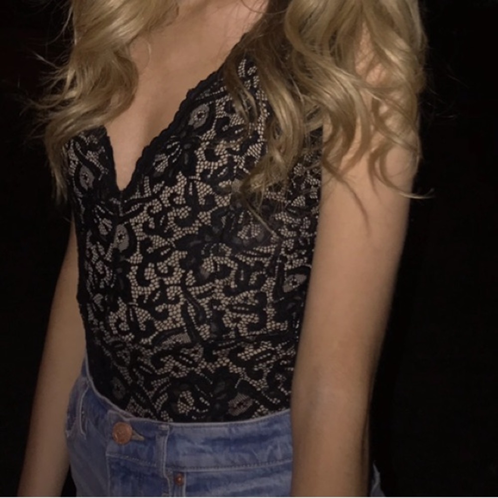 Lace body suit
